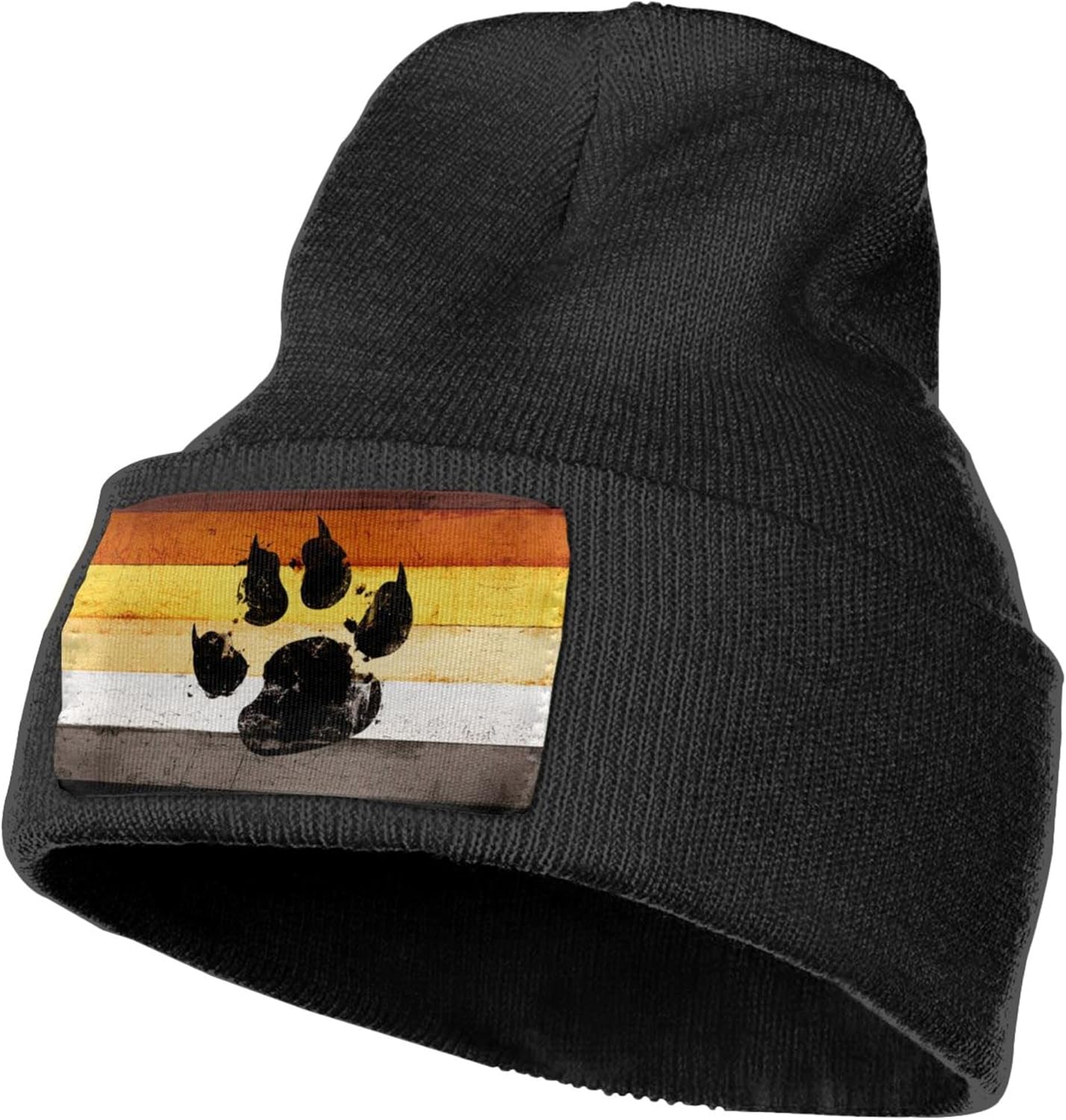 Gay Flag Bear paw LGBT Knit Be - Beanie Cuffed Knit avaliação e preço