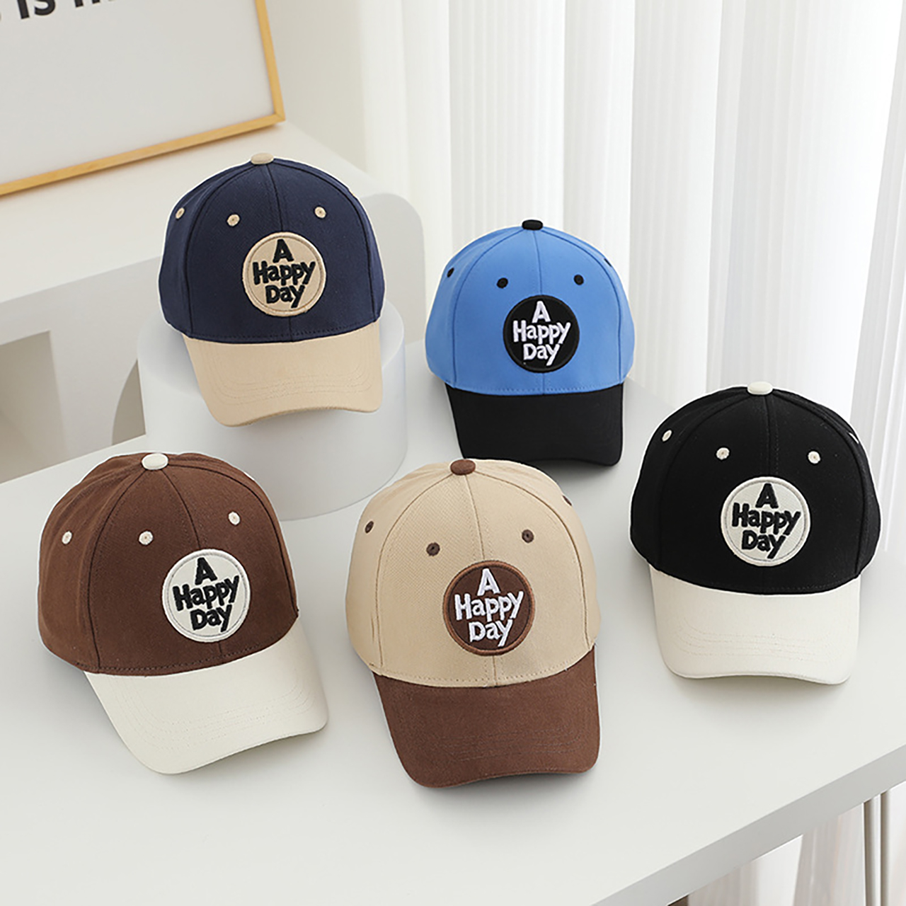 Letter Patchwork Baseball Cap  - Visor Sun Hat avaliação e preço