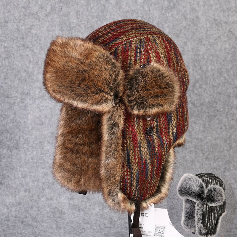 B-8433 Man Bomber Hat Rex Rabb - Trapper Hat Ear Flap avaliação e preço