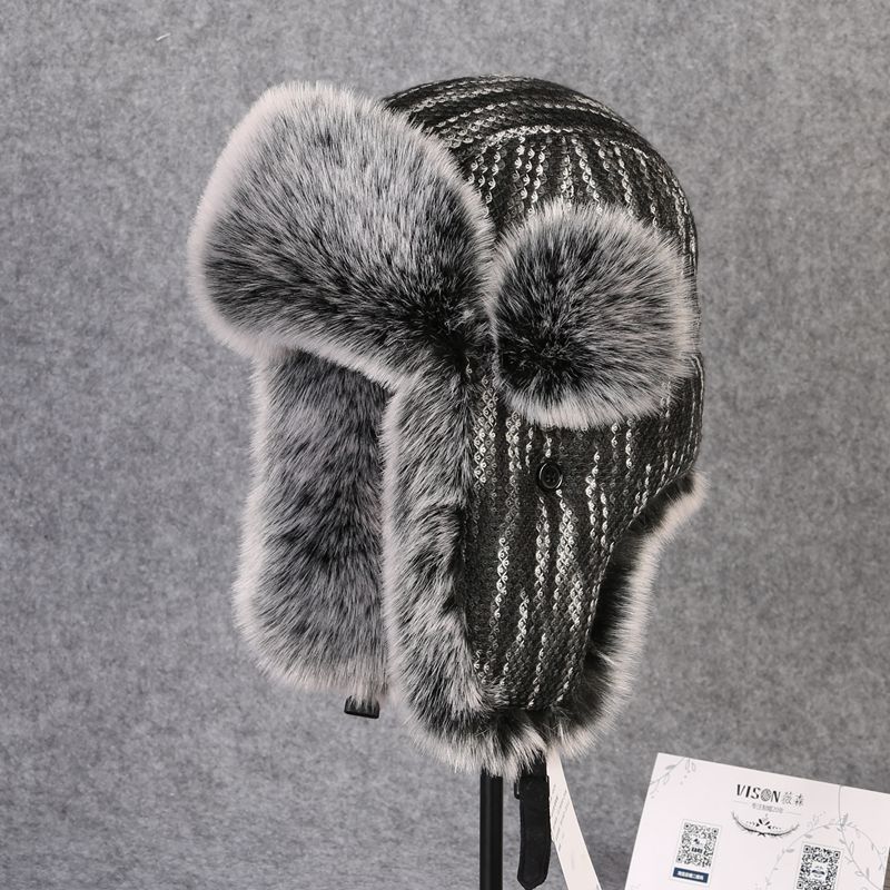 B-8433 Man Bomber Hat Rex Rabb - Trapper Hat Ear Flap avaliação e preço