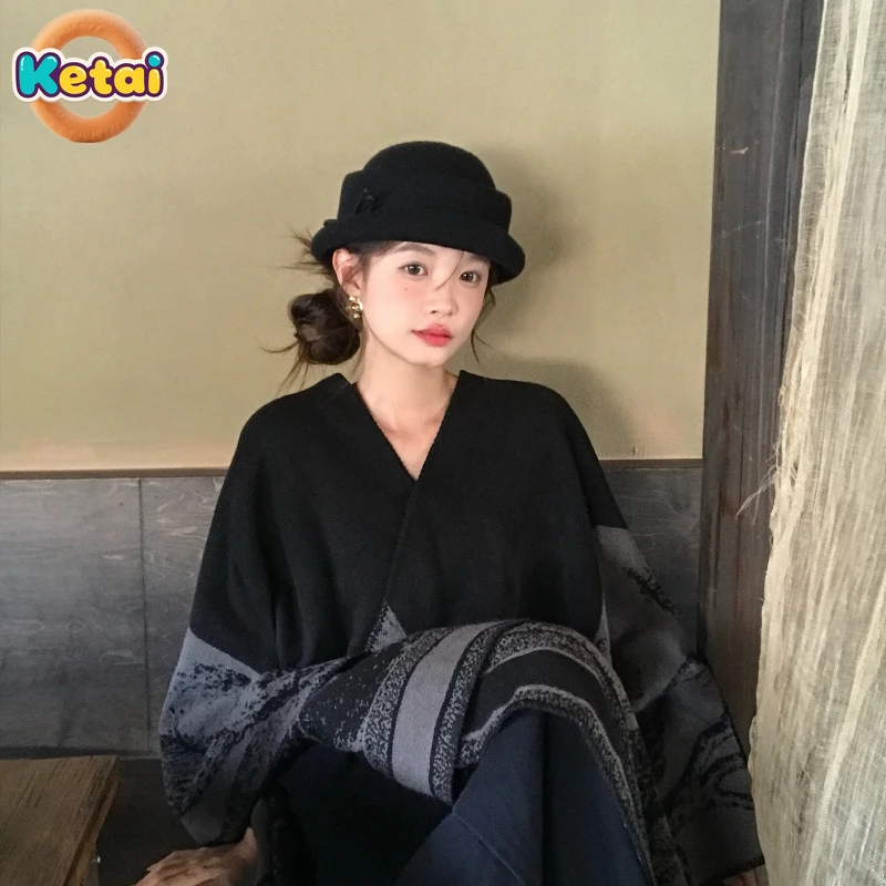 Black Wool Top Hat Beret Women - Beret French Wool avaliação e preço