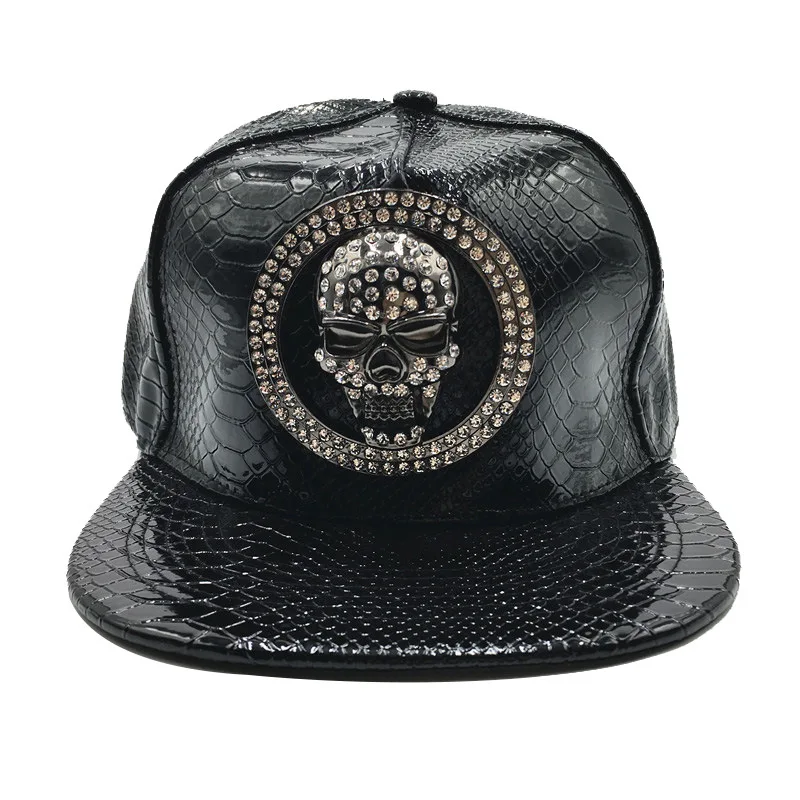Brand Oohmy Men Women PU Leath - Baseball Cap Structured avaliação e preço