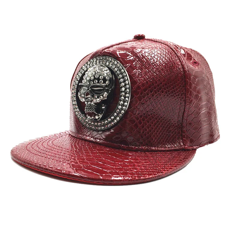 Brand Oohmy Men Women PU Leath - Baseball Cap Structured avaliação e preço