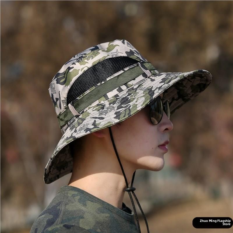 Men's Fishing Cap Casual Outdo - Sun Hat Wide Brim avaliação e preço