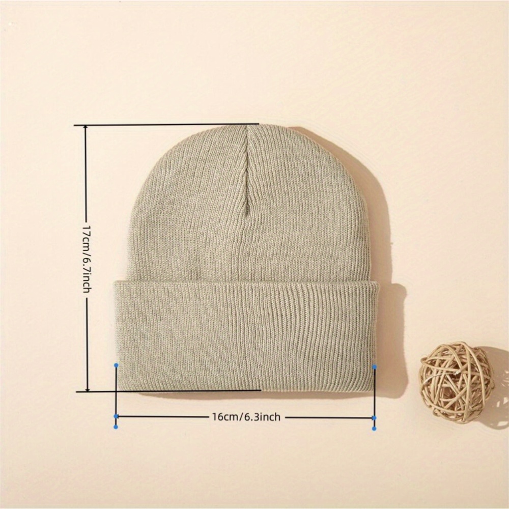 4pcs Baby Hat Knit Cuffed Bean - Beanie Cuffed Knit avaliação e preço