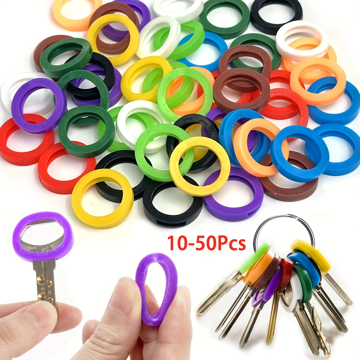 10-50Pcs Key Cap Covers Durabl - Snapback Hat Flat avaliação e preço