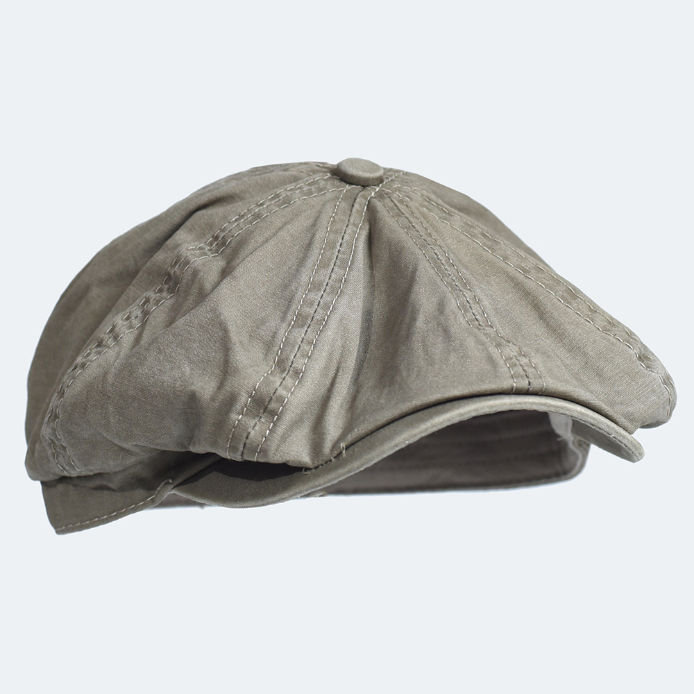 Washed Cotton Newsboy Cap Peak - Newsboy Cap Ivy avaliação e preço
