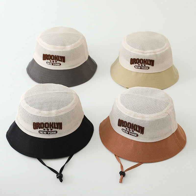 Letter Embroidered Baby Sun Ha - Bucket Hat Cotton avaliação e preço