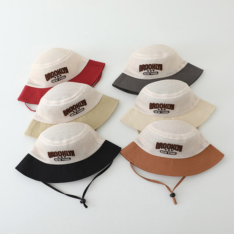 Letter Embroidered Baby Sun Ha - Bucket Hat Cotton avaliação e preço