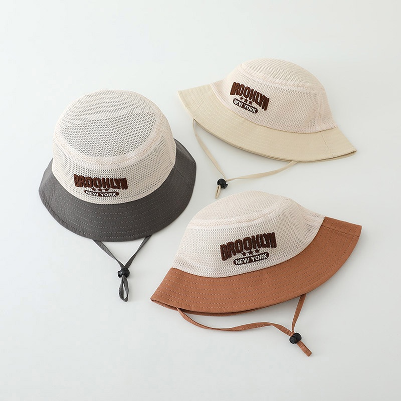 Letter Embroidered Baby Sun Ha - Bucket Hat Cotton avaliação e preço