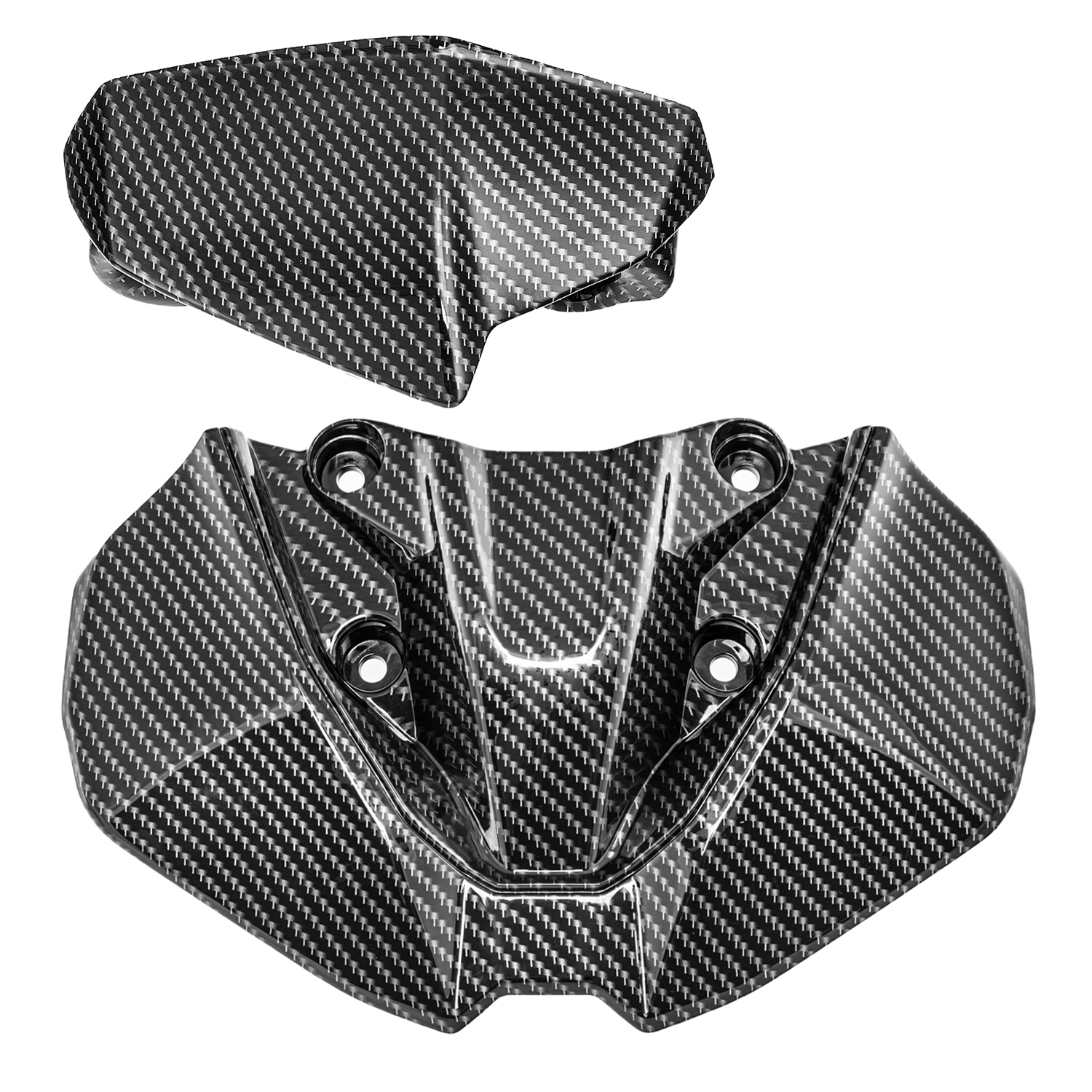 Motorcycle Front Extender Cowl - Visor Sun Hat avaliação e preço
