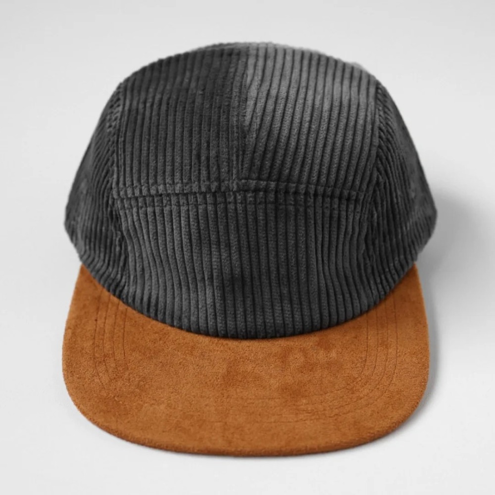 Versatile Retro Flat Brim Base - Corduroy Cap 5 Panel avaliação e preço