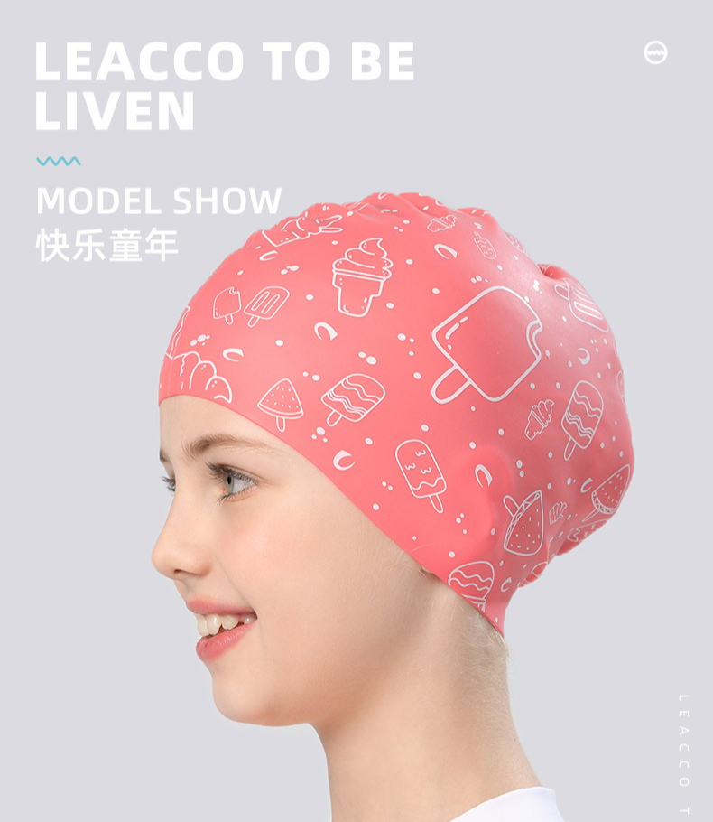 Waterproof Silicone Swim Cap f - Swim Hat Silicone avaliação e preço