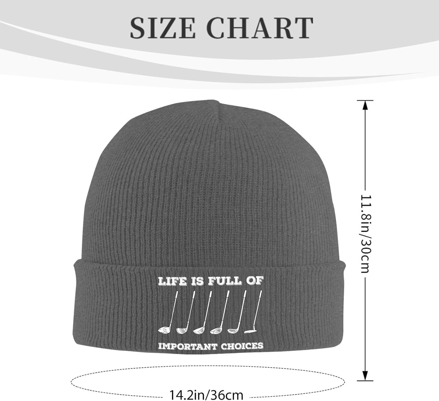 Life is Full of Important Choi - Beanie Cuffed Knit avaliação e preço