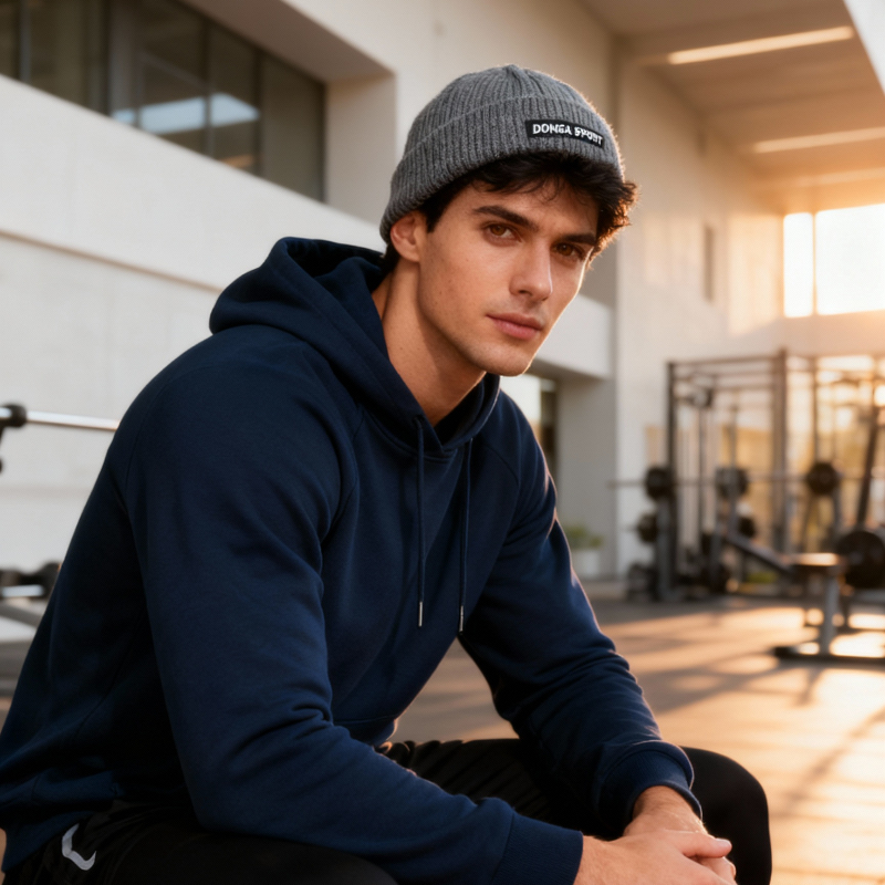 1pc Winter Warm Beanie for Men - Beanie Cuffed Knit avaliação e preço