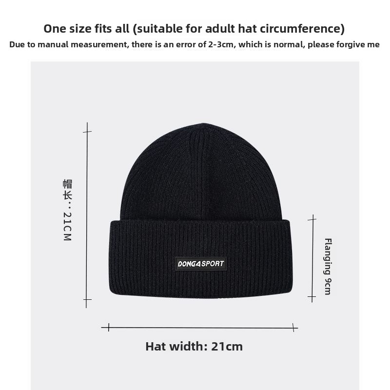 1pc Winter Warm Beanie for Men - Beanie Cuffed Knit avaliação e preço